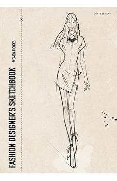 Coperta cărții 'Fashion designer´s sketchbook - women figures - Dimitri Jelezky'