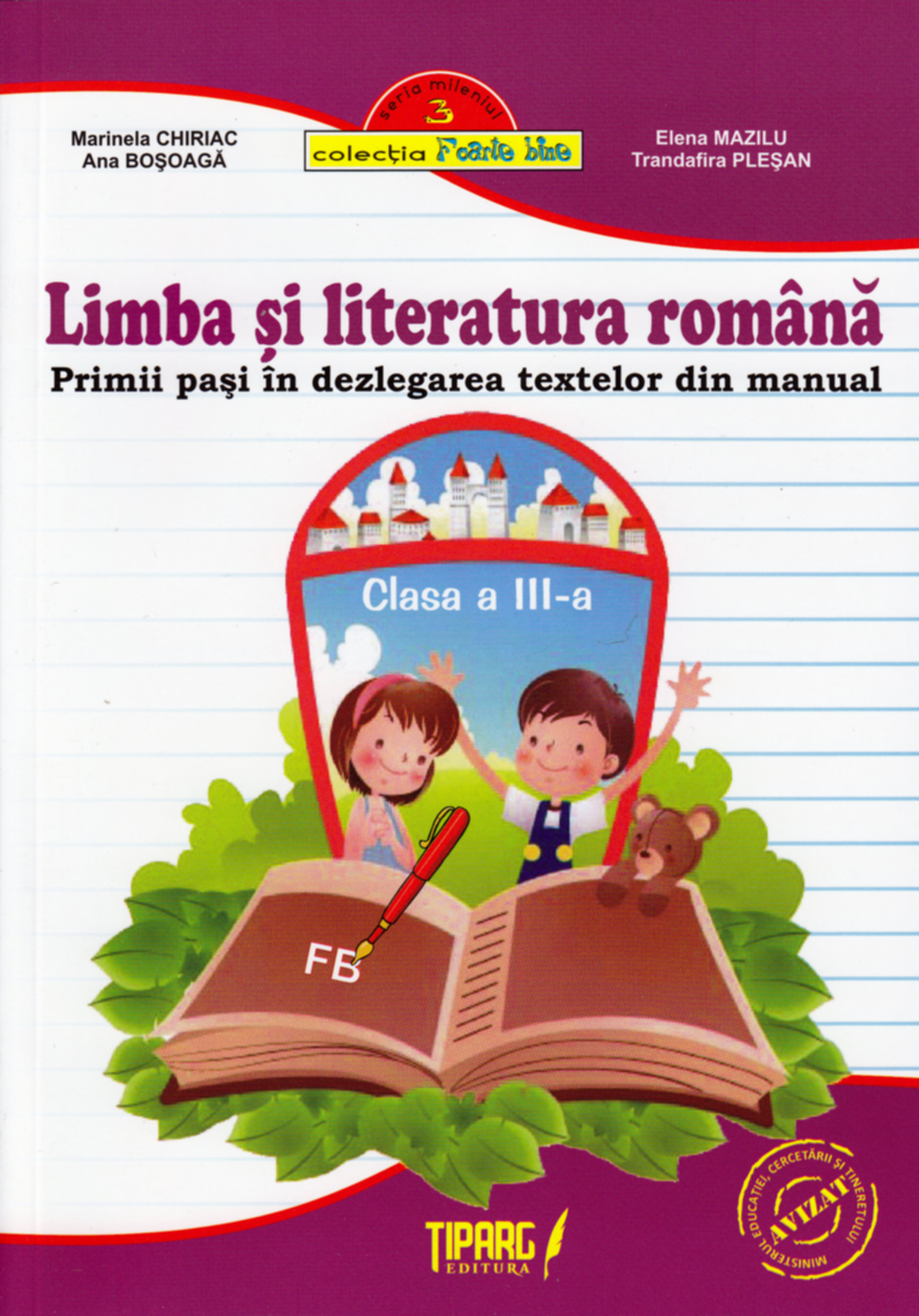 Coperta cărții 'Romana cls 3 - Marinela Chiriac, Elena Mazilu'