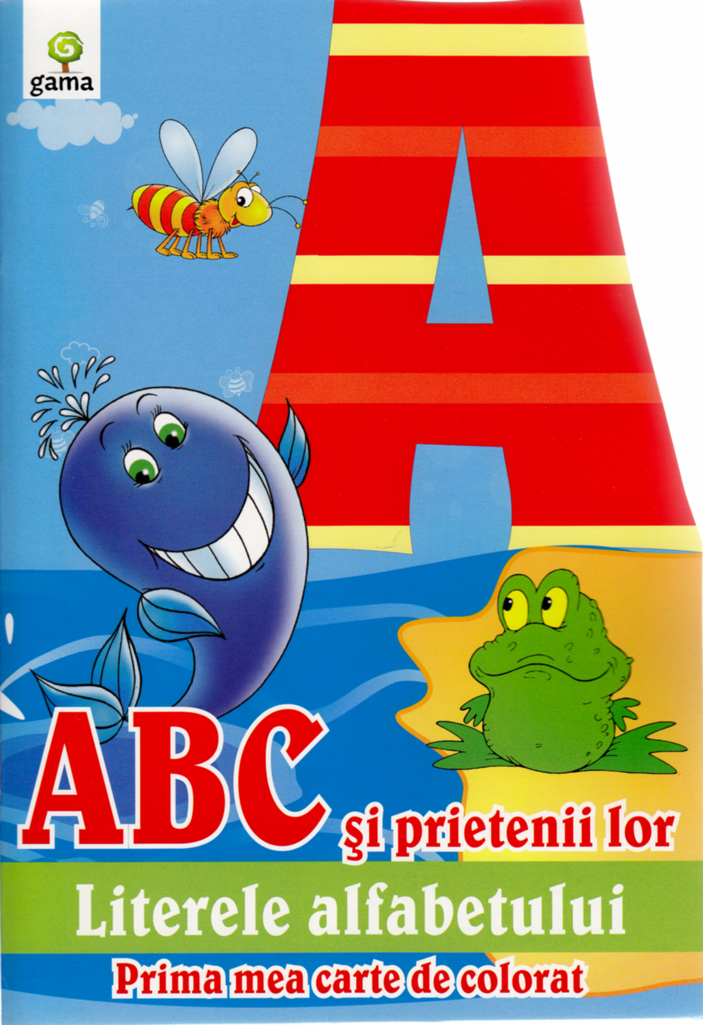 Abc si prietenii lor - Prima mea carte de colorat