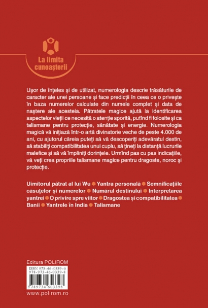 Coperta cărții 'Numerologie Magica Pentru Dragoste, Noroc Si Protectie - Richard Webster'