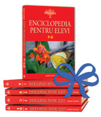 Coperta cărții 'Set enciclopedia pentru elevi 1-5 - Britannica'