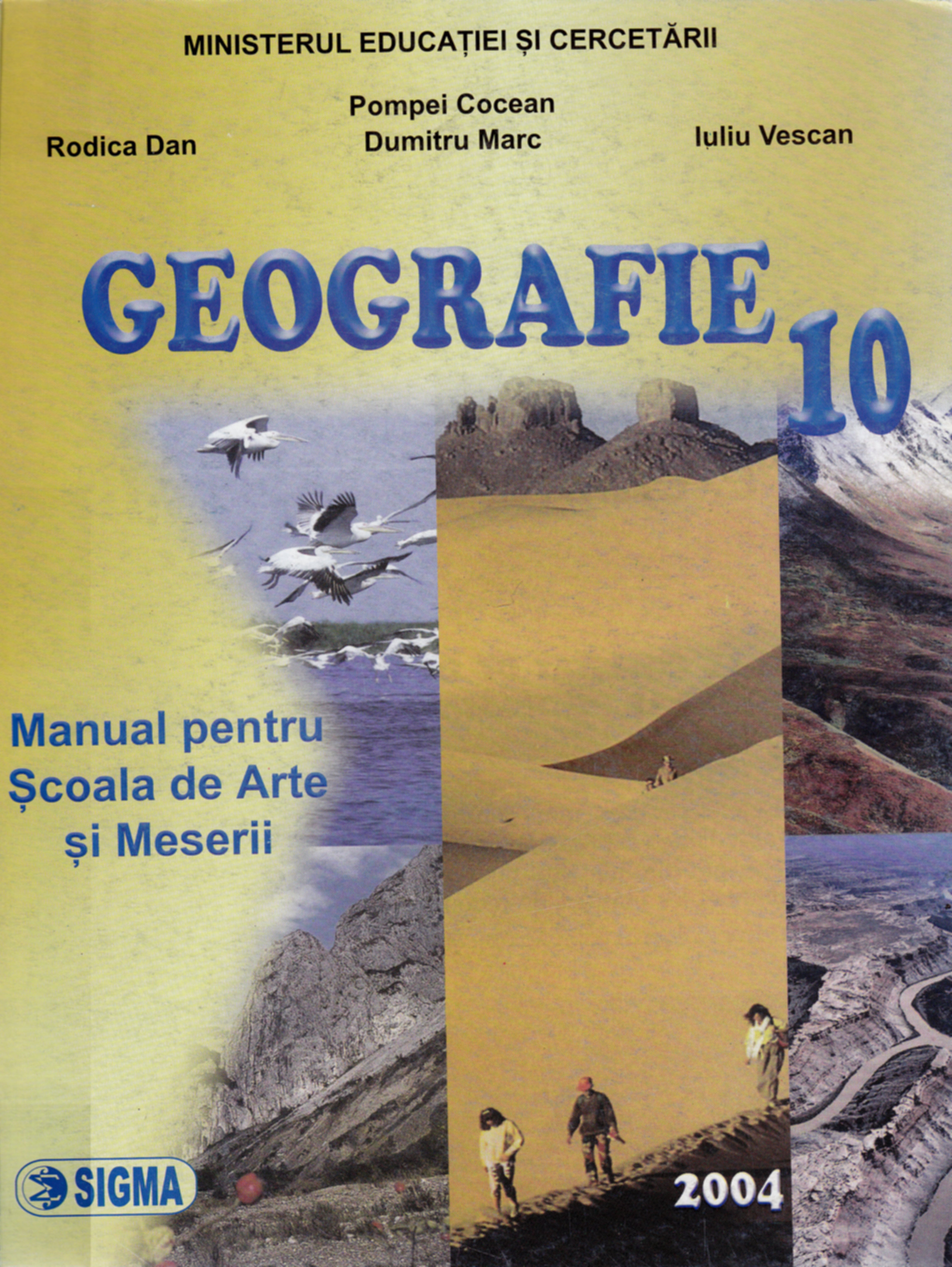 Geografie Cls 10 - Pompei Cocean, Rodica Dan, Dumitru Marc, Iuliu Vescan
