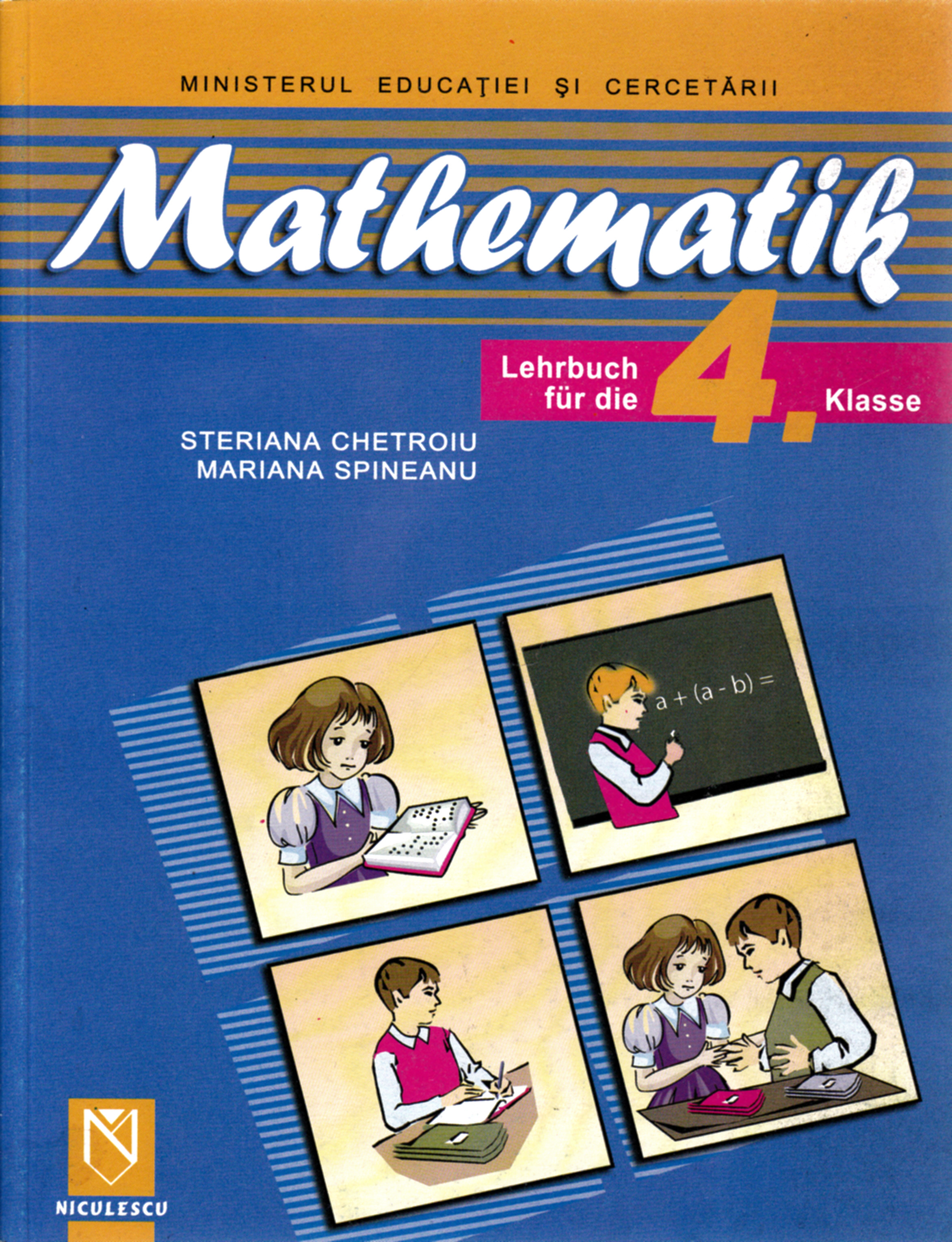 Coperta cărții 'Matematica Cls 4 Lb. Germana - Steriana Chetroiu, Mariana Spineanu'