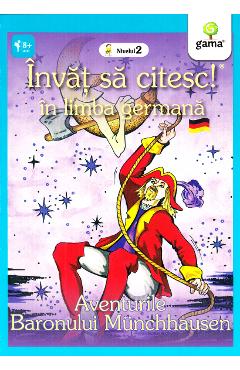 Poza produsului Invat sa citesc! in limba germana - Aventurile Baronului Munchhausen