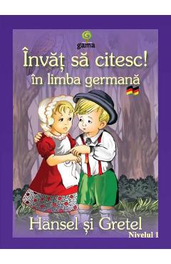 Poza produsului Invat sa citesc! In limba germana. Hansel si Gretel