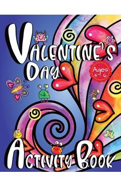 Coperta cărții 'Valentine's Day Activity Book For Kids - Zazuleac World'
