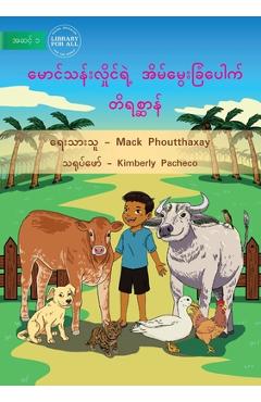 Coperta cărții 'Kinoi's Animal Story - မောင်သန်းလှိုင်ရဲ့ - Mack Phoutthaxay'