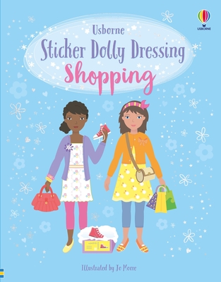 Coperta cărții 'Sticker Dolly Dressing Shopping - Fiona Watt'