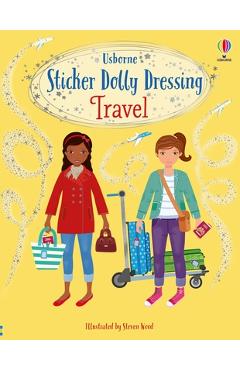 Coperta cărții 'Sticker Dolly Dressing Travel - Fiona Watt'