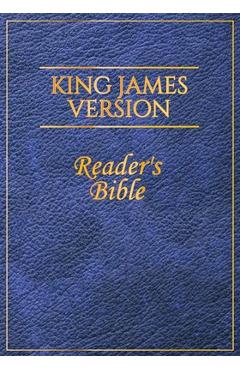 Coperta cărții 'King James Version: Reader's Bible - Jay A. Parry'