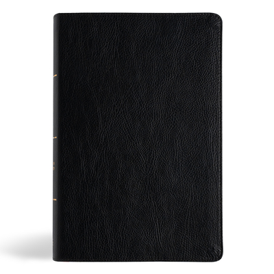 CSB Everyday Study Bible, Black Bonded Leather - Csb Bibles By Holman