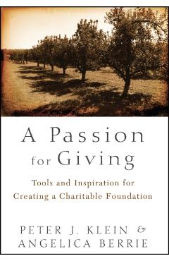 Coperta cărții 'Passion for Giving - Peter Klein'