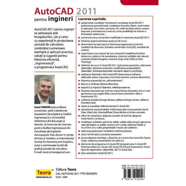 Autocad 2011 pentru ingineri - Ionel Simion