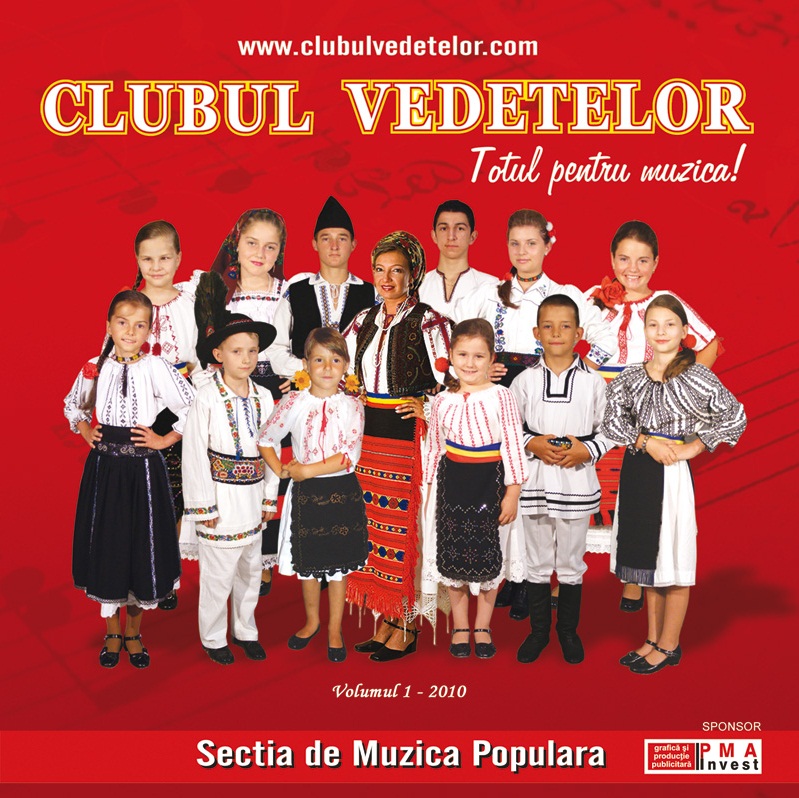 CD Clubul vedetelor - Sectia de muzica populara - Vol.1 2010