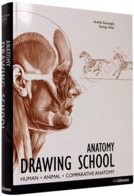 Coperta cărții 'Anatomy drawing school: human - Andras Szunyoghy'