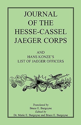 Coperta cărții 'Journal of the Hesse-Cassel Jaeger Corps - Bruce E. Burgoyne'