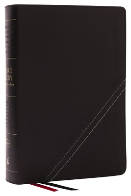 Nkjv, Word Study Reference Bible, Bonded Leather, Black, Red Letter, Comfort Print: 2,000 Keywords That Unlock the Meaning of the Bible - Thomas Nelson
