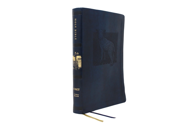 Net Bible, Thinline Art Edition, Large Print, Leathersoft, Blue, Comfort Print: Holy Bible - Thomas Nelson