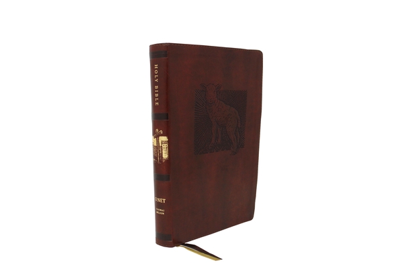 Net Bible, Thinline Art Edition, Large Print, Leathersoft, Brown, Comfort Print: Holy Bible - Thomas Nelson