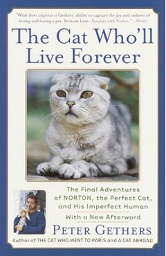 Coperta cărții 'The Cat Who'll Live Forever: The Final Adventures of Norton, the Perfect Cat, and His Imperfect Human - Peter Gethers'