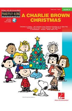Coperta cărții 'Charlie Brown Christmas Piano Play-Along Volume 34 Book/Online Audio [With CD] - Vince Guaraldi'
