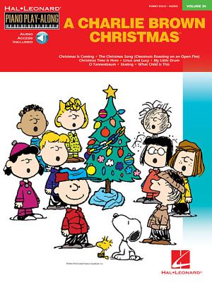 Coperta cărții 'Charlie Brown Christmas Piano Play-Along Volume 34 Book/Online Audio [With CD] - Vince Guaraldi'