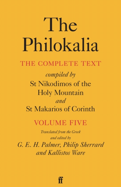 The Philokalia Volume 5 - 