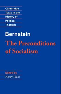 Coperta cărții 'Bernstein: The Preconditions of Socialism - Eduard Bernstein'