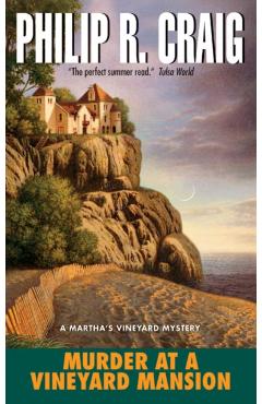 Coperta cărții 'Murder at a Vineyard Mansion - Philip R. Craig'