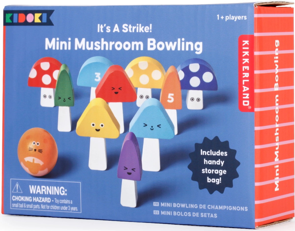 Joc interactiv Bowling: Ciuperci