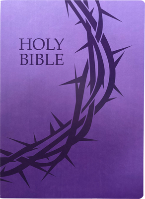 Kjver Holy Bible, Crown of Thorns Design, Large Print, Royal Purple Ultrasoft: (King James Version Easy Read, Red Letter) - Whitaker House