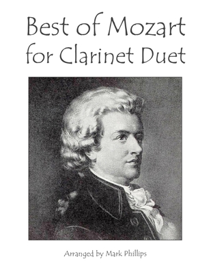 Coperta cărții 'Best of Mozart for Clarinet Duet - Mark Phillips'