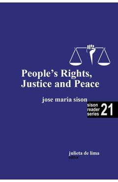 Coperta cărții 'On People's Rights, Justice, and Peace - Jose Maria Sison'