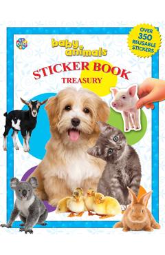 Poza produsului Baby Animals Sticker Book Treasury - Phidal Publishing