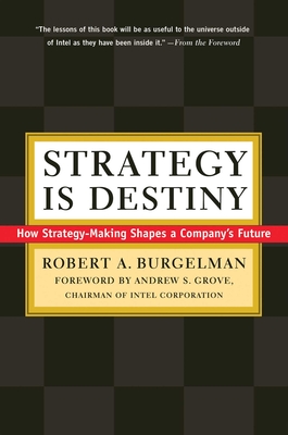 Coperta cărții 'Strategy Is Destiny: How Strategy-Making Shapes a Company's Future - Robert A. Burgelman'