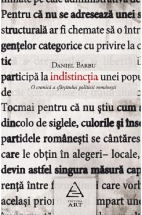 Indistinctia - Daniel Barbu