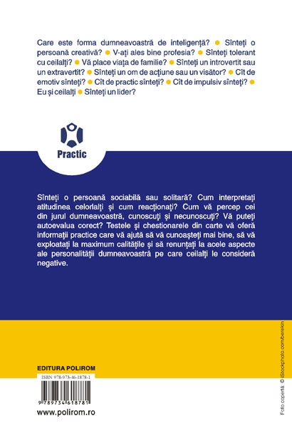 Coperta cărții '29 de teste pentru a te cunoaste - Adrian Neculau'