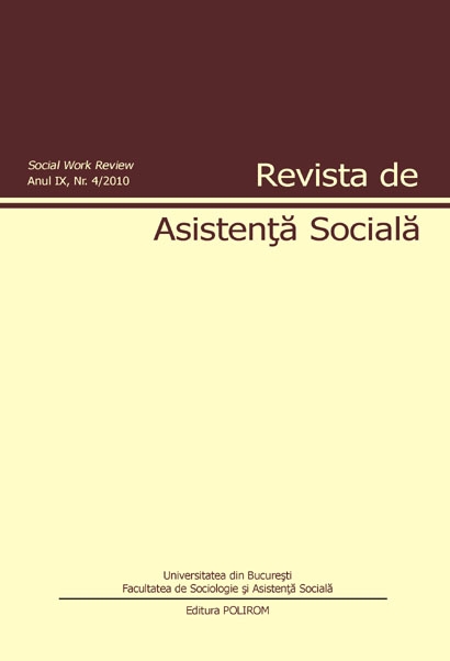 Revista De Asistenta Sociala Nr. 4/2010