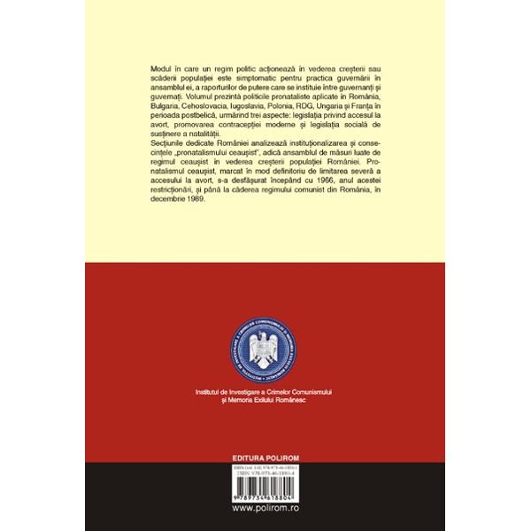 Politica pronatalista a regimului Ceausescu vol. 1 - Corina Dobos