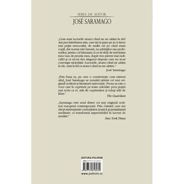 Caietul - Jose Saramago