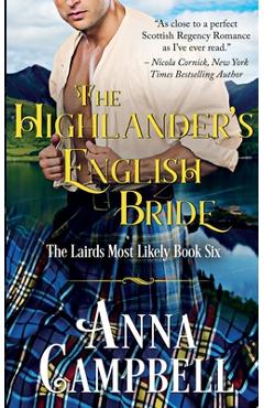 Coperta cărții 'The Highlander's English Bride: The Lairds Most Likely Book 6 - Anna Campbell'