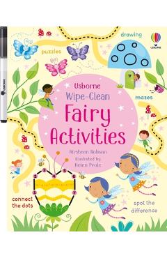 Coperta cărții 'Wipe-Clean Fairy Activities - Kirsteen Robson'