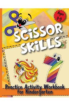 Poza produsului Scissor Skills: Practice Activity Workbook for Kindergarten - Jocky Books