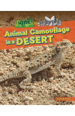 Coperta cărții 'Animal Camouflage in a Desert - Ruth Owen'