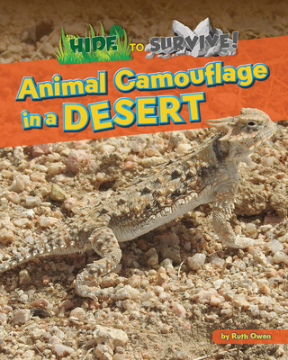 Coperta cărții 'Animal Camouflage in a Desert - Ruth Owen'