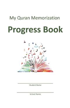 Coperta cărții 'My Quran Memorization Progress Book - Talha Ali'