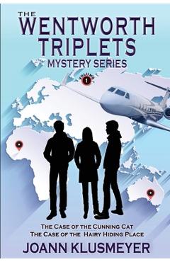 Coperta cărții 'The Case of the Cunning Cat and The Case of the Hairy Hiding Place: A Mystery Series Anthology - Joann Klusmeyer'