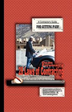 Coperta cărții '28 Laws of Contracting: Construction Management Guide - Dean Foreman'
