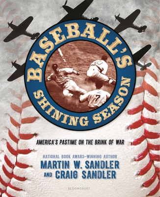 Coperta cărții 'Baseball's Shining Season: America's Pastime on the Brink of War - Martin W. Sandler'