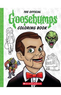 Coperta cărții 'Goosebumps: The Official Coloring Book - Brandon Dorman'